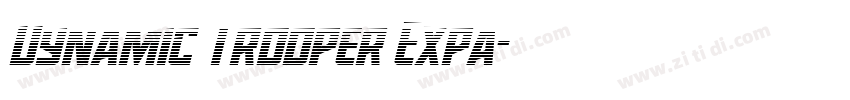 Dynamic Trooper Expa字体转换